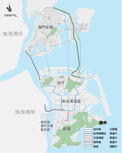輕軌規(guī)劃線網(wǎng)示意圖。