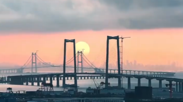 深中通道海底隧道沉管合龍在即，30秒看新全貌