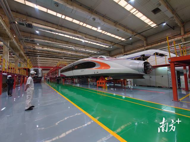 位于江門新會(huì)的中車廣東軌道交通車輛有限公司。南方+記者 姚志豪 攝