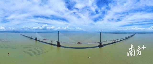 黃茅海大橋。 南方+記者 楊興樂 攝