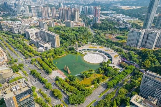 位于黃埔區(qū)的廣州科學(xué)城。圖源：廣州黃埔發(fā)布