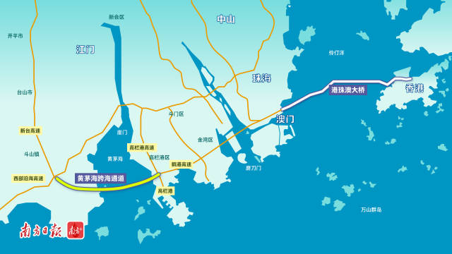 黃茅?？绾Ｍǖ辣环Q(chēng)為“港珠澳大橋的西延線(xiàn)
