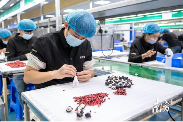 東莞企業(yè)沃工場正馬不停蹄地制作《哪吒2》衍生品。