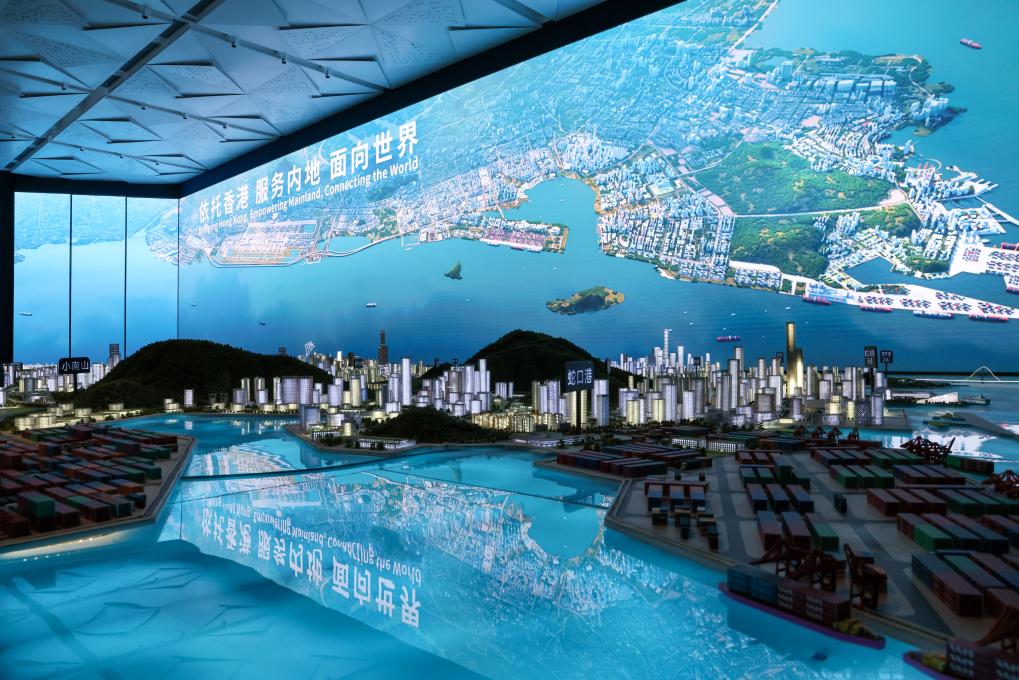  4月23日拍攝的前海展示廳。新華社記者 梁旭 攝