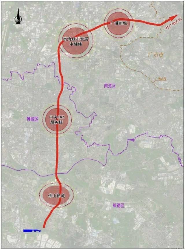 鷺洲至新塘段是先行實施部分